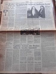 Cumhuriyet Gazetesi - 31 Ocak 1986 - Galatasaray'ın Başarılı Kalecisi Zoran Simovic - Turgut Özal Davos'ta - Papandreu İle Temas Olabilir - Eski Adalet Partisi Lideri Süleyman Demirel İşkence İnsanlık Ayıbı - İşçi Askere Grev Yasağı - İnsan Hakları Raporu Hazır - Uydu Yayın Karmaşası - Uğur Mumcu