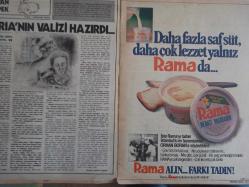 Ses Haftalık Aktüalite Sinema Tiyatro Müzik ve Gençlik Mecmuası Dergisi - 27 Mart 1982 - Sayı:13 - Ahu Tuğba - Nazan Şoray - Türkan Şoray - Françoise Sagan - Rama Margarin Reklamı - Arçelik Televizyon Reklamı fotoğraf ve haberi - Dergi Tam Değildir Sadece 6 Sayfası Mevcuttur