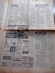 Cumhuriyet Gazetesi - 3 Aralık 1982 - Galatasaray Lisesi'nin 501. Kuruluş Yıldönümü Kutlandı - Ali Sami Yen Stadı - Kaçakçı Cenneti Bulgaristan Yazı Dizisi - Uğur Mumcu - Ülkücüler İçinde ABD'li Görevli Ruzi Nazar - Oral Çelik Malatya'da Bir Öğretmeni Öldürdüğü Gün Mehmet Ali Ağca Oradaydı - Bülend Ulusu Milli Gelir 1983'te Yüzde 5 Artabilir - NATO Sekreteryası Açıkladı Savunmaya En Çok Parayı Türkiye Ve Yunanistan Ayırıyor - Milli Savunma Bakanı Ümit Haluk Bayülken