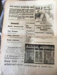 SAKARYA  TÜRKİYE  Gazetesi -Hakimiyet milletindir -  Yerel  Taşra Basını  - 9 Ağustos 1958-YIL :3 SAYI :672- SPOR -BAKKALLAR DERNEĞİNİN Başına Gelenler--Yapı ENSTİRÜSÜ -D.P 'NİN  Büyük Sünnet düğünü  il Gençlik Teşkilatı  Fakir Severlerle işbirliği yapacak -Kısa Haberler - Senenin en büyük konseri bu akşam -Trafik Kontrolleri zayıf-