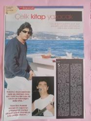 Rapsodi Magazin Dergi  önlü arkalı 2 sayfa Çelik,Hande Ataizi,Didi 27*41cm