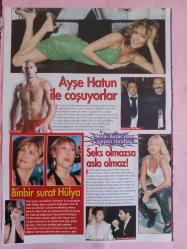 Magazi Dergi önlü arkalı 2 sayfa Aysun Kayacı, Tülin Şahin,Ebru Güzel ,Uğurkan Erez, Helin Avşar,Baran Süzer,Bekir Coşar,Cemil İpekçi,, Ümit Davala,Mustafa Altıoklar,Çağla Şikel,Şenay Akay,Hülya Avşar,Ayşe Hatun Önal 28*41cm