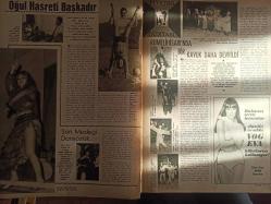 Ses Haftalık Aktüalite Sinema Tiyatro Müzik ve Gençlik Mecmuası Dergisi - 27 Temmuz 1968 - Sayı:31 - Audrey Hepburn - Hülya Koçyiğit - Melek Koçyiğit - Adalet Soydan - Selim Soydan - Kartal Tibet - Türkan Şoray - Olcayto - İzzet Günay - Arçelik Buzdolabı Reklamı - Warren Beatty - Leslie Caron - Julie Christie - Natalie Wood - Faye Dunaway - Vanessa Redgrave - Sema Özcan - Tülin Elgin - Eşref Kolçak - Ergun Köknar - Çetin İpekkaya - VOG EVA Külotları - İsmail Dümbüllü - Hüseyin Baradan - Hulusi Kentmen - Şahin Tek - Vali Vefa Poyraz - Vasfi Rıza Zobu - Alpay - Fikret Hakan - Ediz Hun - Muhittin Paydaş - Peter Sellers - Mia Farrow - Sopiha Loren - Pe Re Ja Kolonya Reklamı fotoğraf ve haberi - Dergi Tam Değildir Sadece 22 Sayfası Mevcuttur