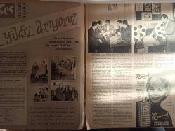 Ses Haftalık Aktüalite Sinema Tiyatro Müzik ve Gençlik Mecmuası Dergisi - 6 Nisan 1963 - Sayı:15 - Semra Sar - 1 Yıldız Arıyoruz haberi - Orhan Günşiray - Müzik Albümü - Perry Como - Sara Korle - Red Skelton - Barbara Stanwyck - Rod Steiger - James Stewart - Türkan Şoray - Hilmi Rit - Burhaneddin Ökte - Lux Sabun Reklamı fotoğraf ve haberi - Dergi Tam Değildir Sadece 8 Sayfası Mevcuttur