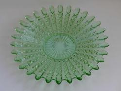 Vintage Yeşil Cam Sunumluk