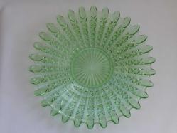 Vintage Yeşil Cam Sunumluk