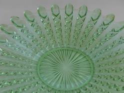 Vintage Yeşil Cam Sunumluk