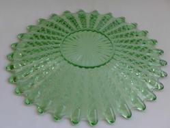 Vintage Yeşil Cam Sunumluk