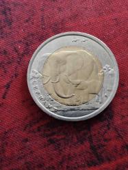 BİMETAL PARA, HAYVANLAR SERİSİ,  1 LİRA 2009  FİL