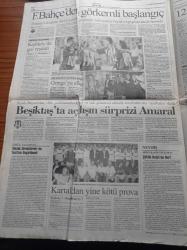 Cumhuriyet Gazetesi - 3 Ağustos 2002 - 12 Dev Adam Brezilya'ya Teslim - Formula 1'de İzmir Öne Çıkıyor - İyi Niyet Oyunları - Sotiris Kondilis 17 Kasım Örgütü'yle Bağlantısını Doğrularken Müsteşar Ö. Haluk Sipahioğlu'nu Öldürdüğünü Söyledi - Terör Suçlarında Da İdamın Kaldırılması Kabul Edildi - Türk Rock'ının Delikanlıları MFÖ - Kemal Derviş Solda Birlik Turunda - Recep Tayyip Erdoğan'ın Siyaset Umudu Tükeniyor