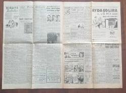 Hürriyet Gazetesi 1 Mayıs 1948 Orjinal İlk Sayı