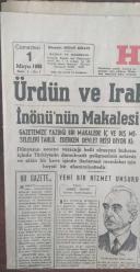 Hürriyet Gazetesi 1 Mayıs 1948 Orjinal İlk Sayı