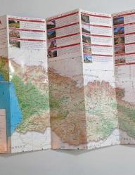 GEORGIA (GÜRCİSTAN) MAP TRAVEL - Gürcistan Turizm Bakanlığı Haritası