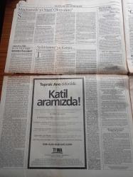 Cumhuriyet Gazetesi - 19 Ağustos 1997 - Güneydoğu Öyküleri Yazı Dizisi - Sarı Fırtına Metin Tekin'den Son Fırtınalar - Hacı Bektaş'ta Bomba Çelişkisi - İsrail'le Hizbullah Çatıştı - Türkiye KKTC Ortaklık Süreci Hızlanıyor - Kesintisiz Eğitim Deliniyor - Bülent Ecevit - Refah Partisi Pes Etmedi