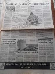 Cumhuriyet Gazetesi - 19 Ağustos 1997 - Güneydoğu Öyküleri Yazı Dizisi - Sarı Fırtına Metin Tekin'den Son Fırtınalar - Hacı Bektaş'ta Bomba Çelişkisi - İsrail'le Hizbullah Çatıştı - Türkiye KKTC Ortaklık Süreci Hızlanıyor - Kesintisiz Eğitim Deliniyor - Bülent Ecevit - Refah Partisi Pes Etmedi