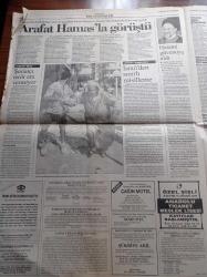 Cumhuriyet Gazetesi - 21 Ağustos 1997 - Milli Takım Hakan Şükür'le Coştu - Yaser Arafat Hamas'la Görüştü - Güneydoğu Öyküleri Yazı Dizisi -  Yeni Türkü Derya Köroğlu - Che'yi Mat Eden Adam - Küba'da Üç Kuşak - Diyanet Raporu Dini Ticaret Yapıyorlar - Nadir Nadi Anıldı - Özel Kurslar Yasaklanmadı - Eğit Der Genel Başkanı Gazalcı