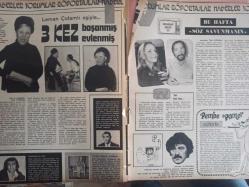 Ses Haftalık Aktüalite Sinema Tiyatro Müzik ve Gençlik Mecmuası Dergisi - 12 Nisan 1975 - Sayı:15 - Hakan Balamir - Tarık Akan - Necla Nazır - Ateş Böcekleri - Mine Mutlu - Ali Poyrazoğlu - Türkan Şoray - Hülya Koçyiğit - Sevda Ferdağ - Mehmet Keskinoğlu - Arzu Okay - Mete İnselel - Filiz Akın - Fatma Girik - İlhan Daner - Sermet Serdengeçti - Tugay Toksöz - Metin Erksan - İşte Gatsby haberi - Orkid PEd Reklamı - Clark Gable - Helmut Berger - Sydne Rome - Leman Çıdamlı - Sevda Aydan - Fatih ORbay - Yurdakul Kabasakal - Tülay Kopkiman - Rock Hudson - Pembe Panter - Rezzan Bosun - Rengin Atalay - Esin Şentürk - Mine Veral - Nilgün Tanrıverdi - Elidor Saç Kremi Reklamı - Lux Sabun Reklamı - Ajda Pekkan - İzin Filmi - Haşhaş Filmi - Kamuran Yüce - Güler Ökten - Candan İsen - Uğur Say - Müşfik Kenter - Yıldız Kenter - Şükran Güngör - OMO Deterjan Reklamı - Akbank Reklamı - Dergi Tam Değildir Sadece 26 Sayfası Mevcuttur