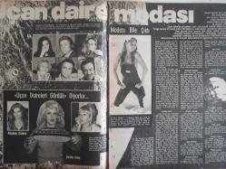 Ses Haftalık Aktüalite Sinema Tiyatro Müzik ve Gençlik Mecmuası Dergisi - 27 Nisan 1974 - Sayı:18 - Kadir İnanır - Uğur Akkartal - Nilüfer - Rüçhan Çamay - Sevim Tuna - Filiz Akın - Fatma Girik - Sadri Alışık - Cüneyt Arkın - Ediz Hun - Emel Sayın - Gönül Akkor - Zeki Müren - Roger Moore - Tony Curtis - Salih Kırmızı - Tamer Yiğit - Metin Erksan - Zafer Cilasun - Neşe Karaböcek - Hikmet Münir Ebcioğlu - AEG Buzdolabı Reklamı fotoğraf ve haberi - Dergi Tam Değildir Sadece 10 Sayfası Mevcuttur