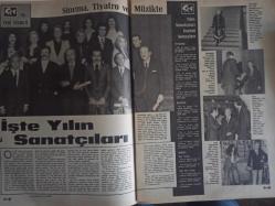 Ses Haftalık Aktüalite Sinema Tiyatro Müzik ve Gençlik Mecmuası Dergisi - 22 Aralık 1973 - Sayı:52 - Filiz Akın - Cüneyt Arkın - Hürrem Erman - Türkan Şray - İrfan Ünal - Tarık Akan - Emel Sayın - Fatma Girik - Memduh Ün - Tamer Yiğit - Berker İnanoğlu - Zeynep Değirmencioğlu - Zeynep Aksu - Ümit Utku - Neşe Karaböcek - Jack Palance - Emel Sayın - Müşfi Kenter - Zeki Müren - Ertem Eğilmez - Halit Kıvanç - Barış Manço - Meral Taygun - Genco Erkal - Haldun Taner - Erdoğan Engin - Ünal Büyükgönenç - Cengiz Teoman - İlker İnanoğlu - Necdet Tosun - Cüneyt Arkın - Nino Varon - Ayhan Işık - Kartal Tibet - VOG Çorap Reklamı - Lee Marvin - Hikmet Münir Ebcioğlu - Murat 124 Araba Reklamı fotoğraf ve haberi - Dergi Tam Değildir Sadece 16 Sayfası Mevcuttur