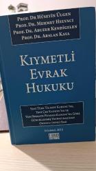 KIYMETLİ EVRAK HUKUKU