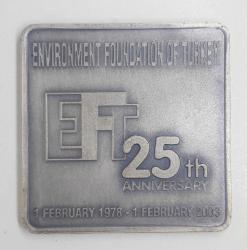 Türkiye Çevre Vakfı 25. Yıl Anı Madalya 1978 - 2003