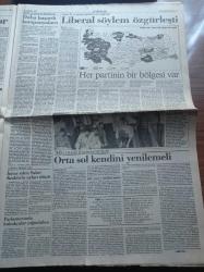 Cumhuriyet Gazetesi - 26 Ekim 1991 - PKK Vahşeti 17 Er Şehit - Genelkurmay Başkanı Doğan Güreş İmha Edeceğiz - Asil Nadir'in Türkiye Ayağı Ne Olacak - HEP SHP ile İttifaka Devam - Tarık Akan -Lider Ve Takipçisin Zor Günü - Ünal Karaman Avrupa Bizden Korksun - Aykut Kocaman Önemli Olan Fenerbahçe - Turabi Süper Basketçi - Vehbi Koç Ve Spor