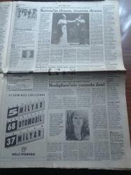 Cumhuriyet Gazetesi - 26 Ekim 1991 - PKK Vahşeti 17 Er Şehit - Genelkurmay Başkanı Doğan Güreş İmha Edeceğiz - Asil Nadir'in Türkiye Ayağı Ne Olacak - HEP SHP ile İttifaka Devam - Tarık Akan -Lider Ve Takipçisin Zor Günü - Ünal Karaman Avrupa Bizden Korksun - Aykut Kocaman Önemli Olan Fenerbahçe - Turabi Süper Basketçi - Vehbi Koç Ve Spor