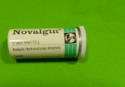 Antika - P77-----NOVALGİN ALÜMİNYUM İLAÇ KUTUSU - kitantik - kitaLog