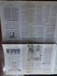 Cumhuriyet Gazetesi - 8 Nisan 2002 - Galatasaray Karadeniz'de Firesiz - Aziz Yıldırım - Yıldırım Demirören - Ariel Şaron Bush'a Operasyonu En Çabuk Biçimde Bitireceğiz Sözünü Verdi - Yaser Arafat'a Işık İçin Bir Dakika Karanlık - Savaş Gibi Aşiret Kongresi - PKK'nin Silahları İran'dan - ABD'deki Yahudi Ve Filistinliler İnternette İsrail'in Uyguladığı Şiddete Karşı Çıkıyor