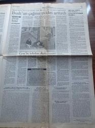 Cumhuriyet Gazetesi - 8 Nisan 2002 - Galatasaray Karadeniz'de Firesiz - Aziz Yıldırım - Yıldırım Demirören - Ariel Şaron Bush'a Operasyonu En Çabuk Biçimde Bitireceğiz Sözünü Verdi - Yaser Arafat'a Işık İçin Bir Dakika Karanlık - Savaş Gibi Aşiret Kongresi - PKK'nin Silahları İran'dan - ABD'deki Yahudi Ve Filistinliler İnternette İsrail'in Uyguladığı Şiddete Karşı Çıkıyor
