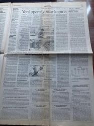 Cumhuriyet Gazetesi - 8 Nisan 2002 - Galatasaray Karadeniz'de Firesiz - Aziz Yıldırım - Yıldırım Demirören - Ariel Şaron Bush'a Operasyonu En Çabuk Biçimde Bitireceğiz Sözünü Verdi - Yaser Arafat'a Işık İçin Bir Dakika Karanlık - Savaş Gibi Aşiret Kongresi - PKK'nin Silahları İran'dan - ABD'deki Yahudi Ve Filistinliler İnternette İsrail'in Uyguladığı Şiddete Karşı Çıkıyor