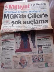 Milliyet Gazetesi - 14 Ağustos 1997 -  Oramiral Güven Erkaya Açıklıyor 4 - Milli Güvenlik Kurulu'nda Tansu Çiller'e Şok Suçlama - Abdullah Gül İhtilal Yaptılar - Galatasaray Şampiyonlar Ligini Garantiledi - Zülfü Livaneli'ye Ödül - Mel Gibson - Korkut Özal ANAP'tan İstifa Etti