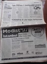 Milliyet Gazetesi - 14 Ağustos 1997 -  Oramiral Güven Erkaya Açıklıyor 4 - Milli Güvenlik Kurulu'nda Tansu Çiller'e Şok Suçlama - Abdullah Gül İhtilal Yaptılar - Galatasaray Şampiyonlar Ligini Garantiledi - Zülfü Livaneli'ye Ödül - Mel Gibson - Korkut Özal ANAP'tan İstifa Etti
