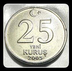 2005 - 25 YENİ KURUŞ (YKrş.) TCM05