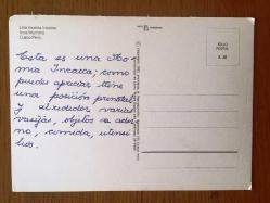 ŞEHİR KARTPOSTALI, PERU'DAKİ KAZILARDA ÇIKARILAN ÇEŞİTLİ EŞYALARIYLA BİRLİKTE GÖMÜLEN İNKA MUMYALARINDAN BİRİ, ARKASI YAZILI, RENKLİ, 11 X 15 CM EBADINDA - 1940'LAR, 1950'LER, 1960'LAR, 1970'LER 1980'LER
