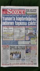 Sözcü Gazete 5 Aralık 2016 Yunan'a Kaptırdığımız Adanın Tapusu Çıktı !,Yavuz Dizdar,Tansel Çölaşan,Sabri Sarıoğlu,Wesley Sneijder,Lukas Podolski,Robin Van Persie,Ece Uslu,Cansel Elçin,Emine Erdoğan,Hayrunisa Gül,Recep Tayyip Erdoğan,Abdullah Gül,Emine Erdoğan,Mahmut Uslu,Ahmet Nur Çebi,Total Reklamı