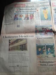 Milliyet Gazetesi - 21 Ekim 1985 - Galatasaray'a Federal Almanya'da Görkemli Karşılama - Derwall Yarı Türk Oldu - Bulgar Dışişleri Bakan Yardımcısı İvan Ganev'in Milliyet'e Demeci - Türkiye İle İlişkiler Kötü Kokuyor - Bülent Ecevit Aydınlığa Kavuşuyoruz - Kenan Evren Sayım Sistemini Beğenmedi - Celal Bayar