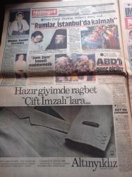 Milliyet Gazetesi - 16 Mayıs 1985 - Muhsin Batur'un Anıları - Fenerbahçe Amerikan Futbolu Oynadı - Beden Terbiyesi Genel Müdürlüğünden Ayrılan Şahabettin Aykol - Eski Devlet Bakanı İsmail Özdağlar Yüce Divan'da - Mısır Devlet Başkanı Hüsnü Mübarek 100 Kişilik Heyetle Türkiye'ye Geldi - Hindistan Pakistan Çatışması - DYP Genel Başkan Adayı Mehmet Yazar - 32 KİT'in Satışı İçin DPT'de İlk Hazırlıklara Başlandı