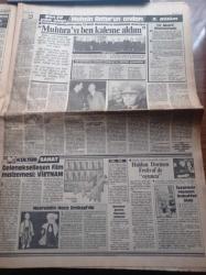 Milliyet Gazetesi - 16 Mayıs 1985 - Muhsin Batur'un Anıları - Fenerbahçe Amerikan Futbolu Oynadı - Beden Terbiyesi Genel Müdürlüğünden Ayrılan Şahabettin Aykol - Eski Devlet Bakanı İsmail Özdağlar Yüce Divan'da - Mısır Devlet Başkanı Hüsnü Mübarek 100 Kişilik Heyetle Türkiye'ye Geldi - Hindistan Pakistan Çatışması - DYP Genel Başkan Adayı Mehmet Yazar - 32 KİT'in Satışı İçin DPT'de İlk Hazırlıklara Başlandı