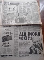 Milliyet Gazetesi - 2 Nisan 1992 - Kenan Evren'in Anıları Yazı Dizisi - Öldü Söylentileri Kemal Sunal'ı Bezdirdi - Orgeneral Doğan Güreş Kararlıyız - Süleyman Demirel Dünya Türkiye'yi Anlama İstidadında- ANAP'lı Melike Hasefe Yaşını Sakladı - Barzani Atakule'de Vakit Öldürdü - PKK Şehir Sorumlusu Ali Dalga Teslim Oldu