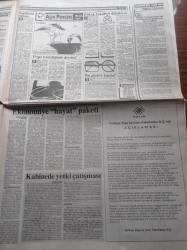 Milliyet Gazetesi - 1 Ağustos 1991 - Galatasaray Berlin'de - Gordon Milne - Fenerbahçe Kıyımı - 300 Yıl Önceki Kadınımız Yazı Dizisi - Devlet Bakanı Ekrem Pakdemirli Ekonomi Paketini 7 Ağustos'ta Açacak - Fikrî Sağlar- İstanbul'da 3 Polis Sokak Ortasında Öldürüldü - Milliyet PKK Askerî Karargahında - Can Kıraç'tan Tavsiyeler - Avukat Mehmet Celalettin Alpakan Turgut Özal'a Gözüm Feda