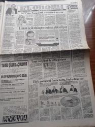 Milliyet Gazetesi - 7 Mart 1992 - Fenerbahçe'de Tarihi Kongre - Ali Şen - Vefa Küçük - Metin Aşık - Kenan Evren'in Anıları Yazı Dizisi - Turgut Özal - Orgeneral Necdet Öztorun - Binlerce Gösterici Azerbaycan Cumhurbaşkanı Muttalibov'u İndirdi - MİT'ten Şok Açıklama PKK Bu Ay Ayaklanma Başlatma Hazırlığında