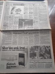 Milliyet Gazetesi - 7 Mart 1992 - Fenerbahçe'de Tarihi Kongre - Ali Şen - Vefa Küçük - Metin Aşık - Kenan Evren'in Anıları Yazı Dizisi - Turgut Özal - Orgeneral Necdet Öztorun - Binlerce Gösterici Azerbaycan Cumhurbaşkanı Muttalibov'u İndirdi - MİT'ten Şok Açıklama PKK Bu Ay Ayaklanma Başlatma Hazırlığında