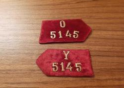 ESKİ - ASKERİ YAKA SPOLETİ - ROZET - MADALYA  B9674