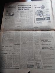 Milliyet Gazetesi - 1 Nisan 1968 - Spor Toto'da 2 Diyen Kazandı - İsmet İnönü Laik Cumhuriyet Korunmalı - Pazar'a Keban İçin Konser Var - İlkokullar Arası Bilgi Ve Kültür Yarışması -  İnter Caterpillar Motor Yedek Parçaları - Erol Toy - Eyüp'te Yangın