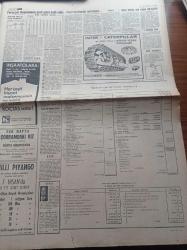 Milliyet Gazetesi - 1 Nisan 1968 - Spor Toto'da 2 Diyen Kazandı - İsmet İnönü Laik Cumhuriyet Korunmalı - Pazar'a Keban İçin Konser Var - İlkokullar Arası Bilgi Ve Kültür Yarışması -  İnter Caterpillar Motor Yedek Parçaları - Erol Toy - Eyüp'te Yangın