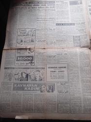 Milliyet Gazetesi - 17 Mayıs 1955 - Reşad Ekrem Koçu - Gripin Reklamı - Sana Margarin Reklamı - Meclis Kiralarda Tahdidi Kabul Etti - Irak Suriye'yi İkaz Ediyor - Sultanahmet'deki Gecekondular Yıkıldı - Celal Bayar - Elia Kazan Uyuyormuş - Ali Naci Karacan