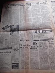 Milliyet Gazetesi - 6 Şubat 1964  - Kıbrıs'ta Amerikalılara Karşı Tedhiş Başladı - Kıbrıs Ada'sında Amerikalılar Tahliye Ediliyor - Kürtçü Sanık Doktor Koço Zamanın İçişleri Bakanı Ahmet Topaloğlu'nun İzniyle Yurtdışına Çıkmış - Bank Of America Türkiye'de Bir Banka Kuracak - Makarios Nümayiş Yapanlarla Konuştu - Sporda Af Kanunu Teklifi Görüşülüyor - Buz Pateni Olimpiyat Rekoru Yenilendi - Beşiktaş Beykoz Maçına Hazır