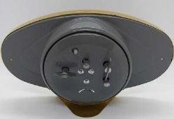 ANTİKA MASA SAATİ UZAK DOĞU OVAL DEKORATİF SAAT