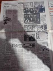 Milliyet Gazetesi - 3 Mayıs 1950 -  Tıpkıbasım - Kızıl Tahrikat Yapanlar Yakalandı - Sanatkar Nevin Seval'in Geçirdiği Esrarlı Kazanın Mahiyeti - Fatih Sultan Mehmet - Meşhur Şarkıcı Perez Kahire'de Linç Edildi - Celal Bayar'ın Milliyet'e Mesajı - Seçim Yaklaşıyor - Milli Eğitim Mükafatı Maçlarındaki Durum - Turnuvanın Şampiyonu Fenerbahçe